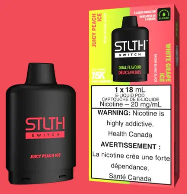 STLTH SWITCH Pod Pack - Juicy Peach Ice / White Grape Ice My Store