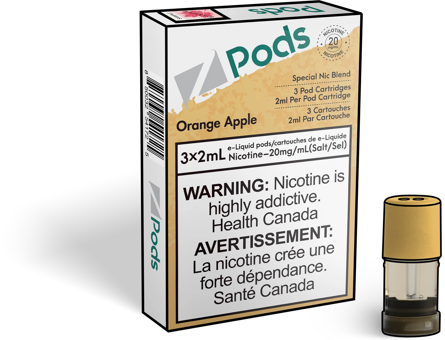 Orange Apple Z Pod Orleans Vape