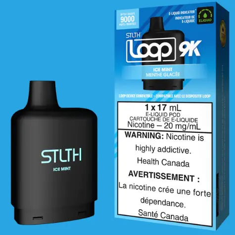 STLTH LOOP 9K POD PACK - ICE MINT - Orleans Vape