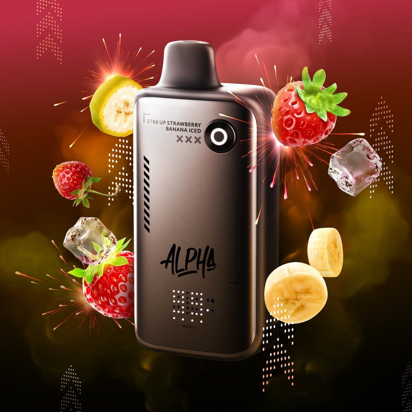 Alpha Stawberry Banana bliss80K Orleans Vape