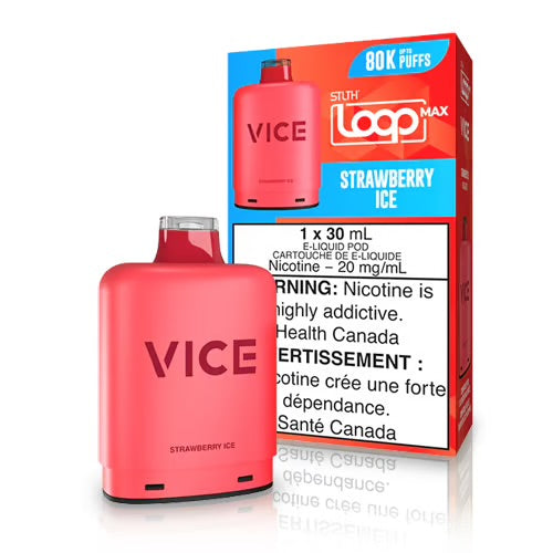 Strawberry Ice Stlth Loop Max X Vice 80K Orleans Vape