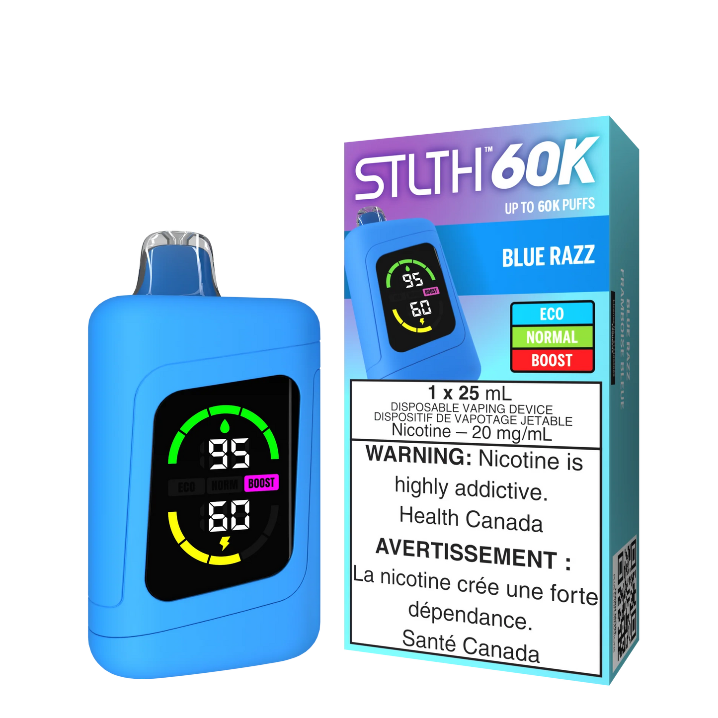 STLTH Blue Razz 60k Orleans Vape