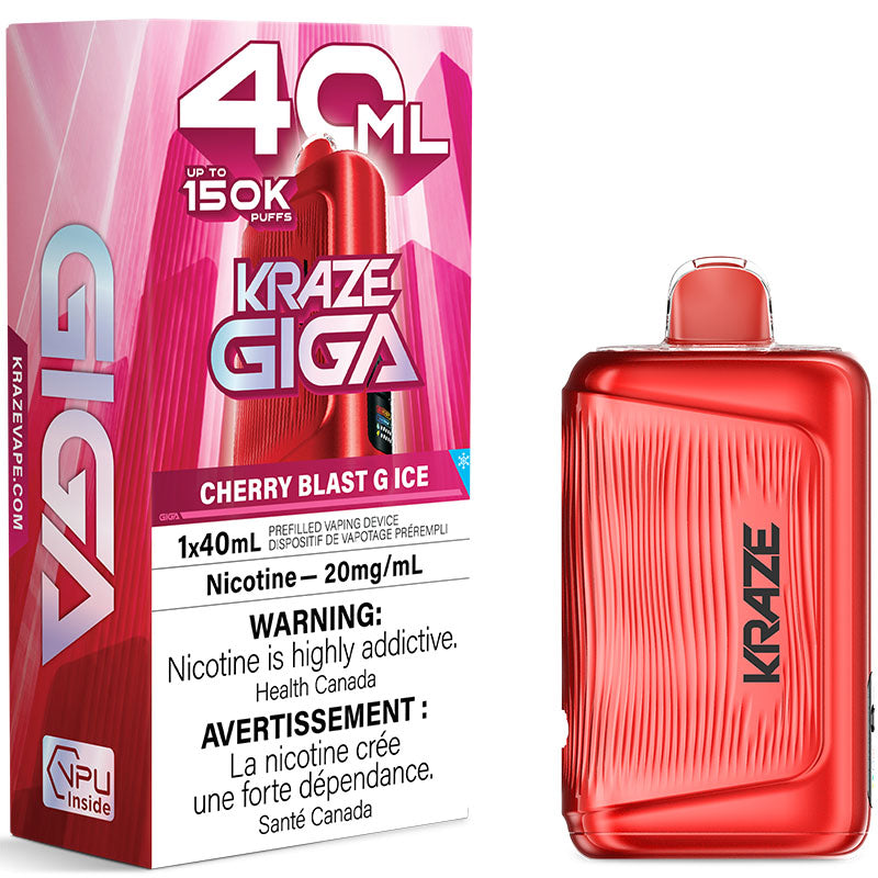 Cherry Blast G Ice Kraze Giga Orleans Vape