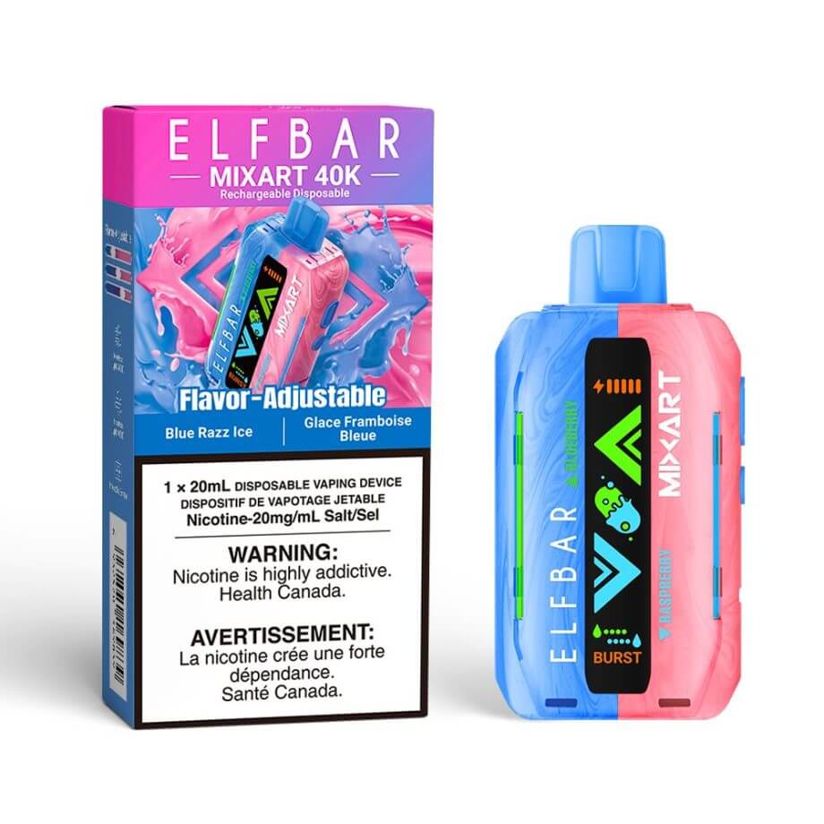 Elf Bar Mixart 40K blue Razz ice Orleans Vape