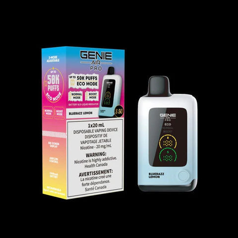 Genie BlueRazz Lemon - 0 Nicotine Orleans Vape