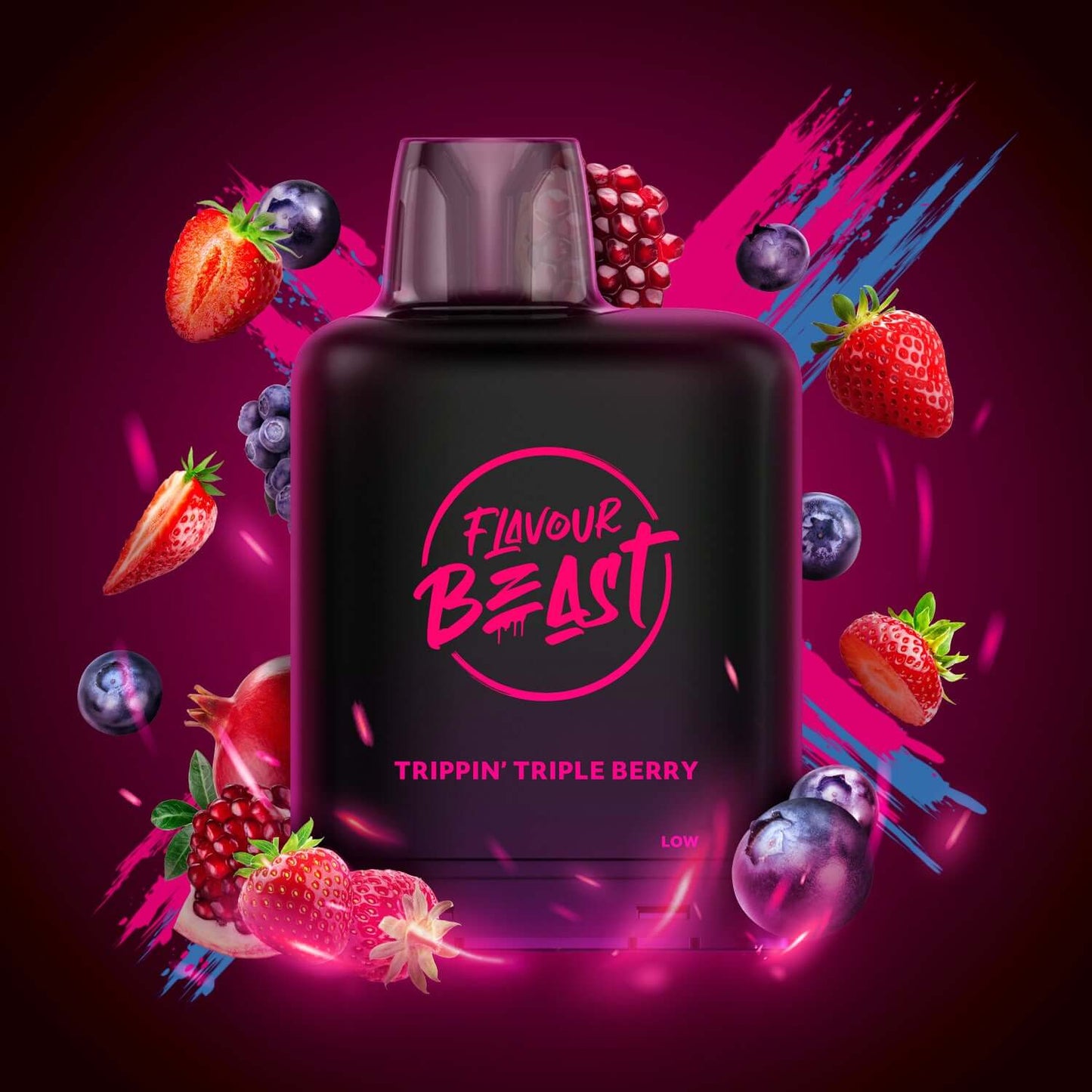 TRIPPIN’ TRIPLE BERRY Level X Starter Kit | 30ml Orleans Vape