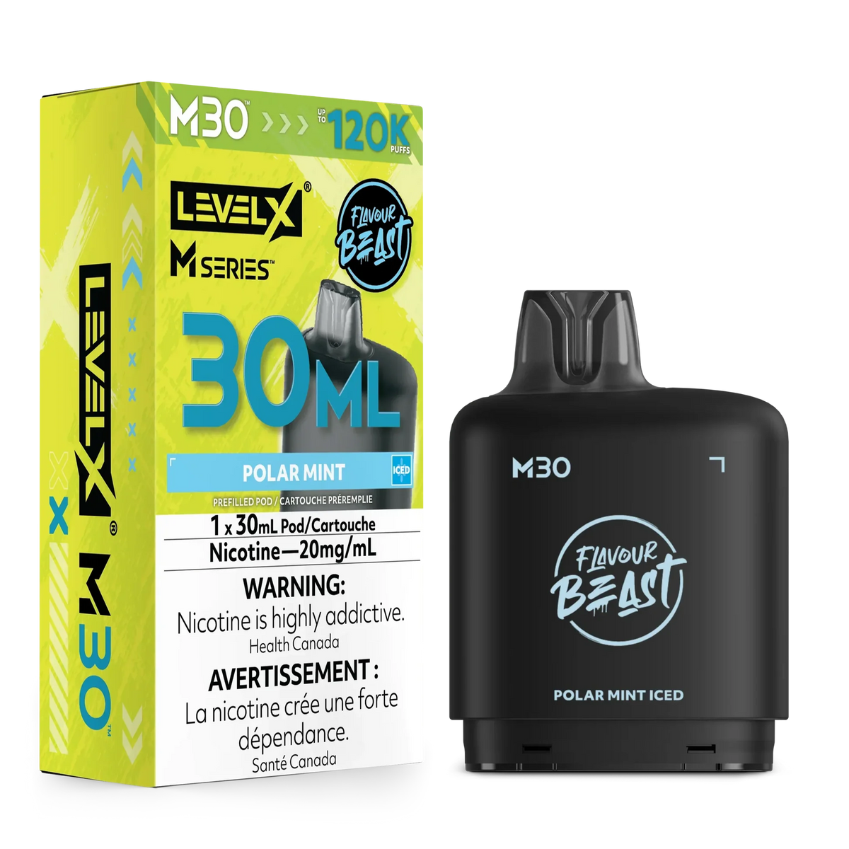 Level X M Series Polar Mint 30ML | 120K Orleans Vape