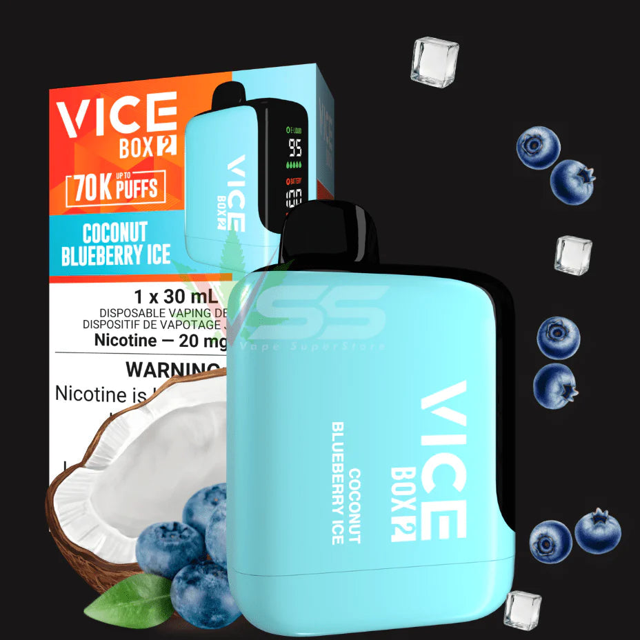 Vice Box 2 70K Coconut Blueberry Ice Orleans Vape