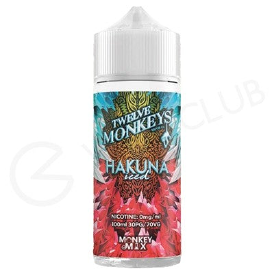 12 monkey x Flavour beast e Liquid Hakuna Red ApplexFuji ApplexCranberry Orleans Vape