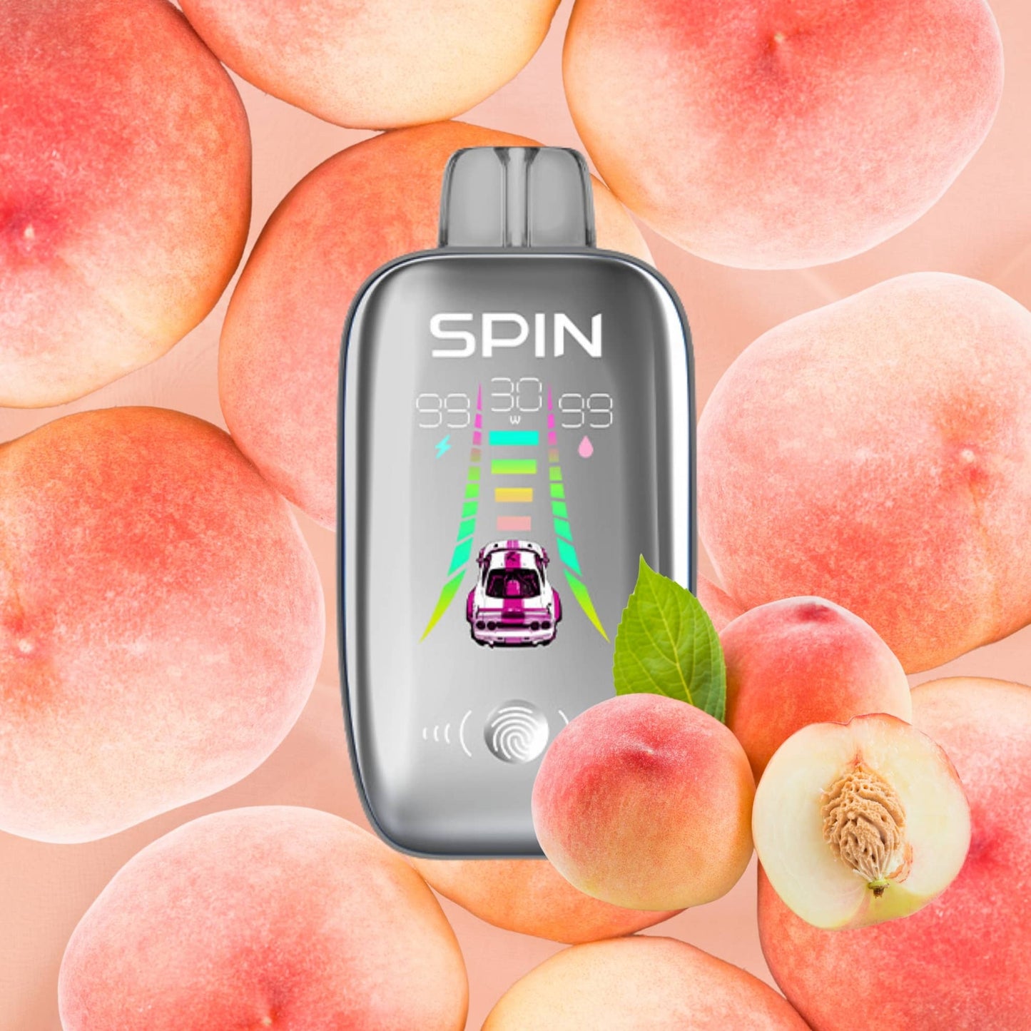 White Peach Spin 40K Orleans Vape