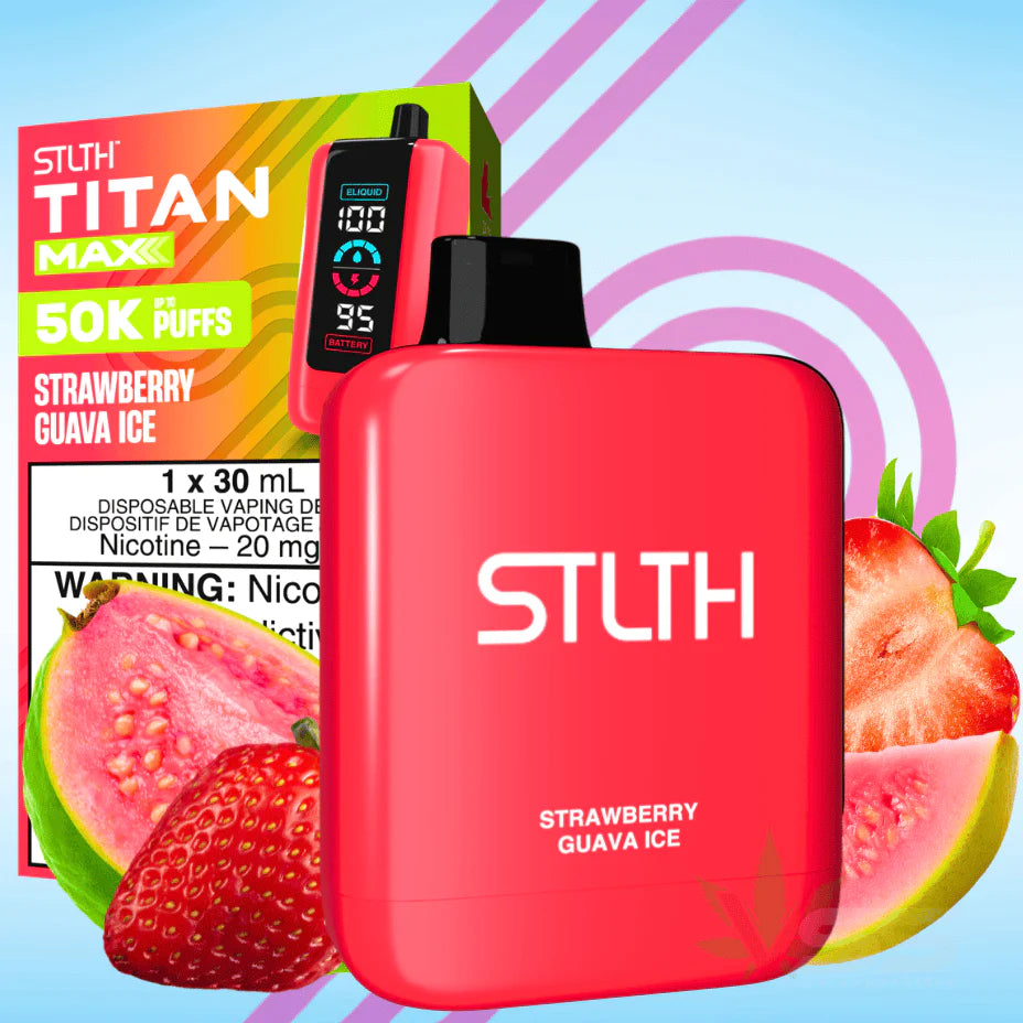 Stlth Titan Max Strawberry Guava Ice 50K