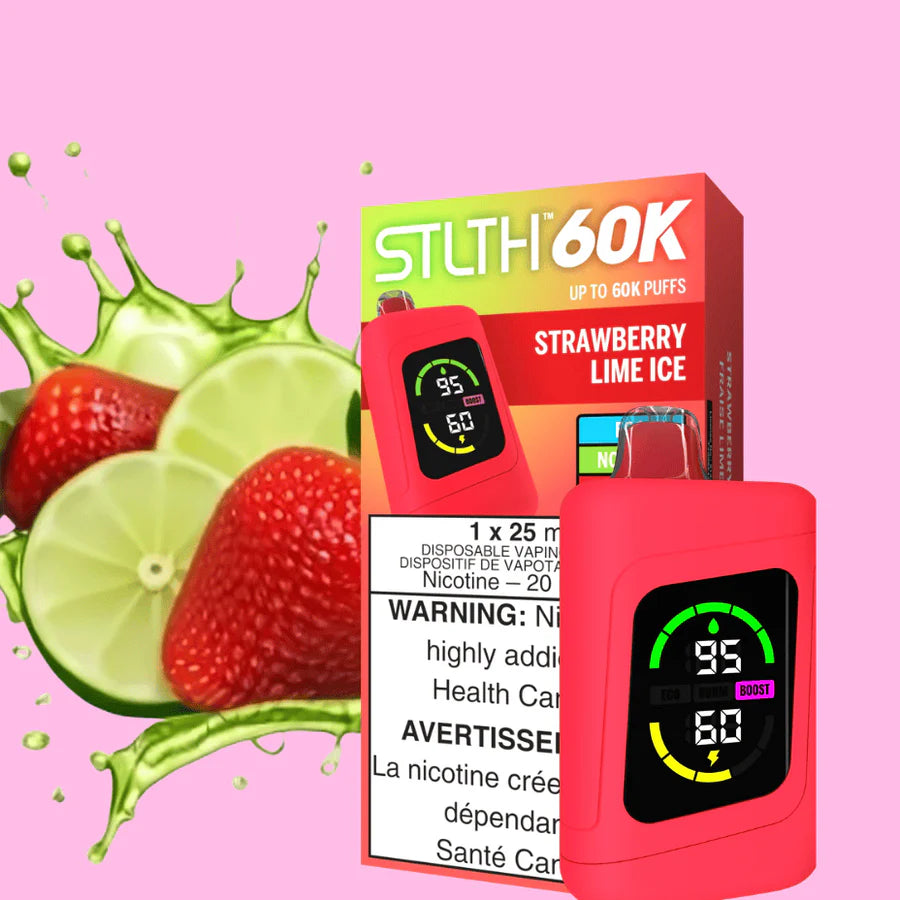 Stlth 60K Strawberry Lime Ice