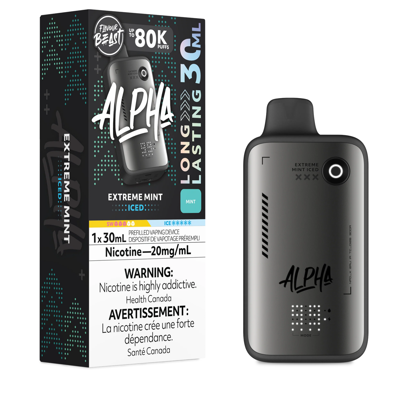 Flavour Beast Alpha EXTREME MINT 80K Orleans Vape