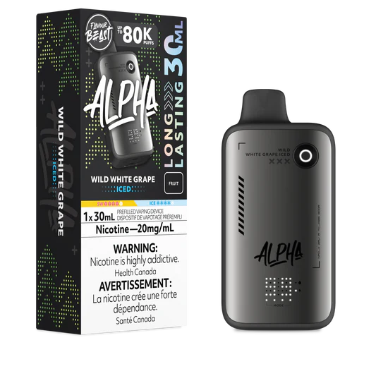 Flavour Beast Alpha WILD WHITE GRAPE 80K Orleans Vape