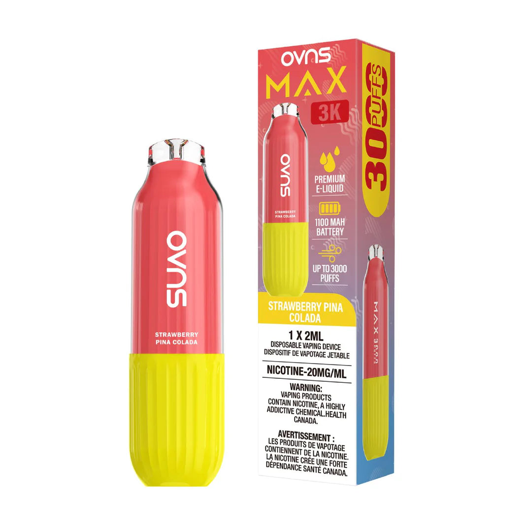 OVNS Max STRAWBERRY PINACOLADA 3K Orleans Vape
