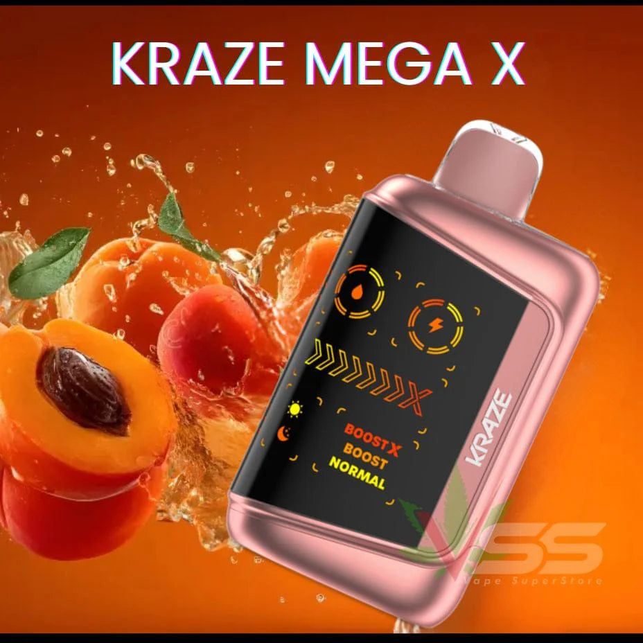Kraze Mega X PEACH WATERMELON ICE 48K Orleans Vape