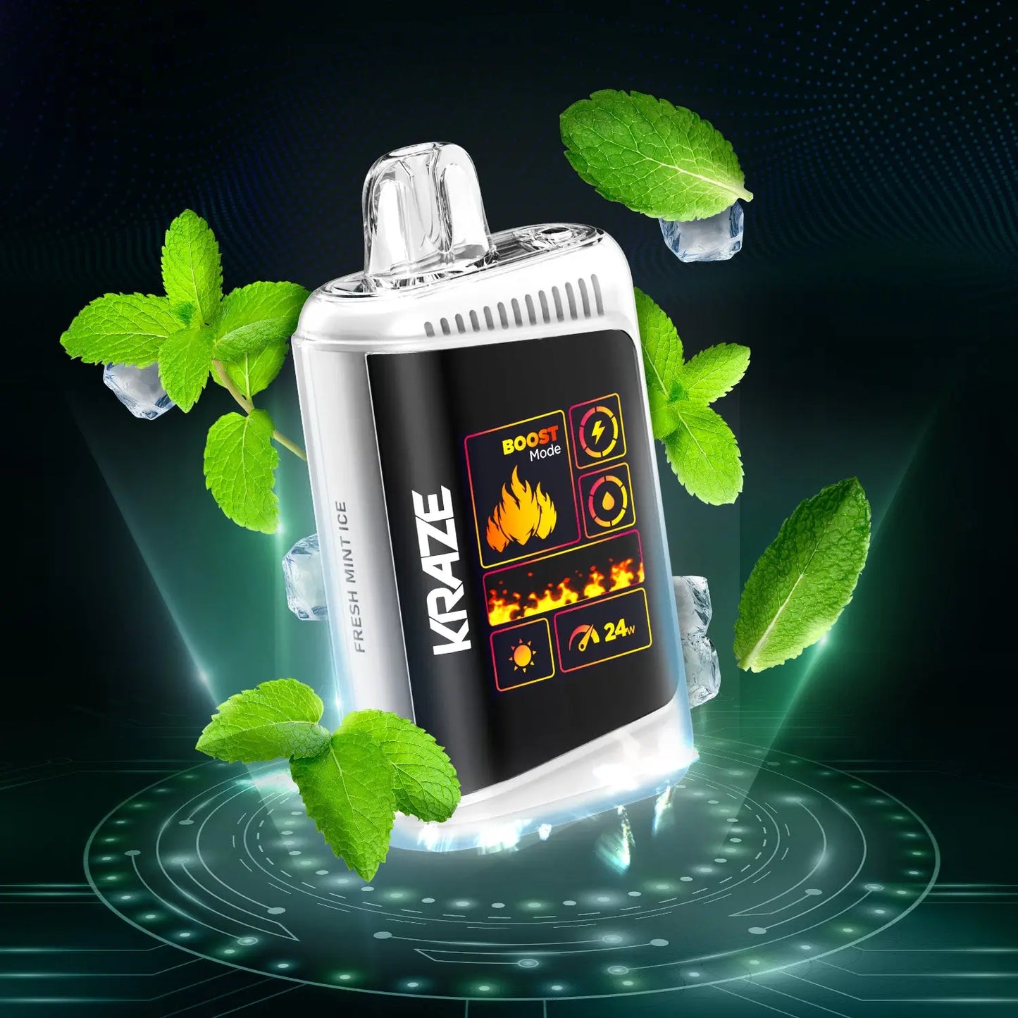 Kraze HD Mega - Fresh Mint Ice - Orleans Vape