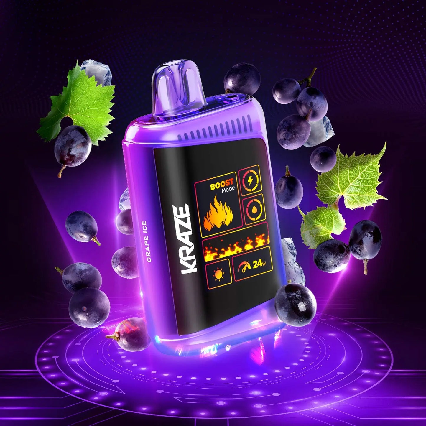 Kraze HD Mega - Grape Ice - Orleans Vape