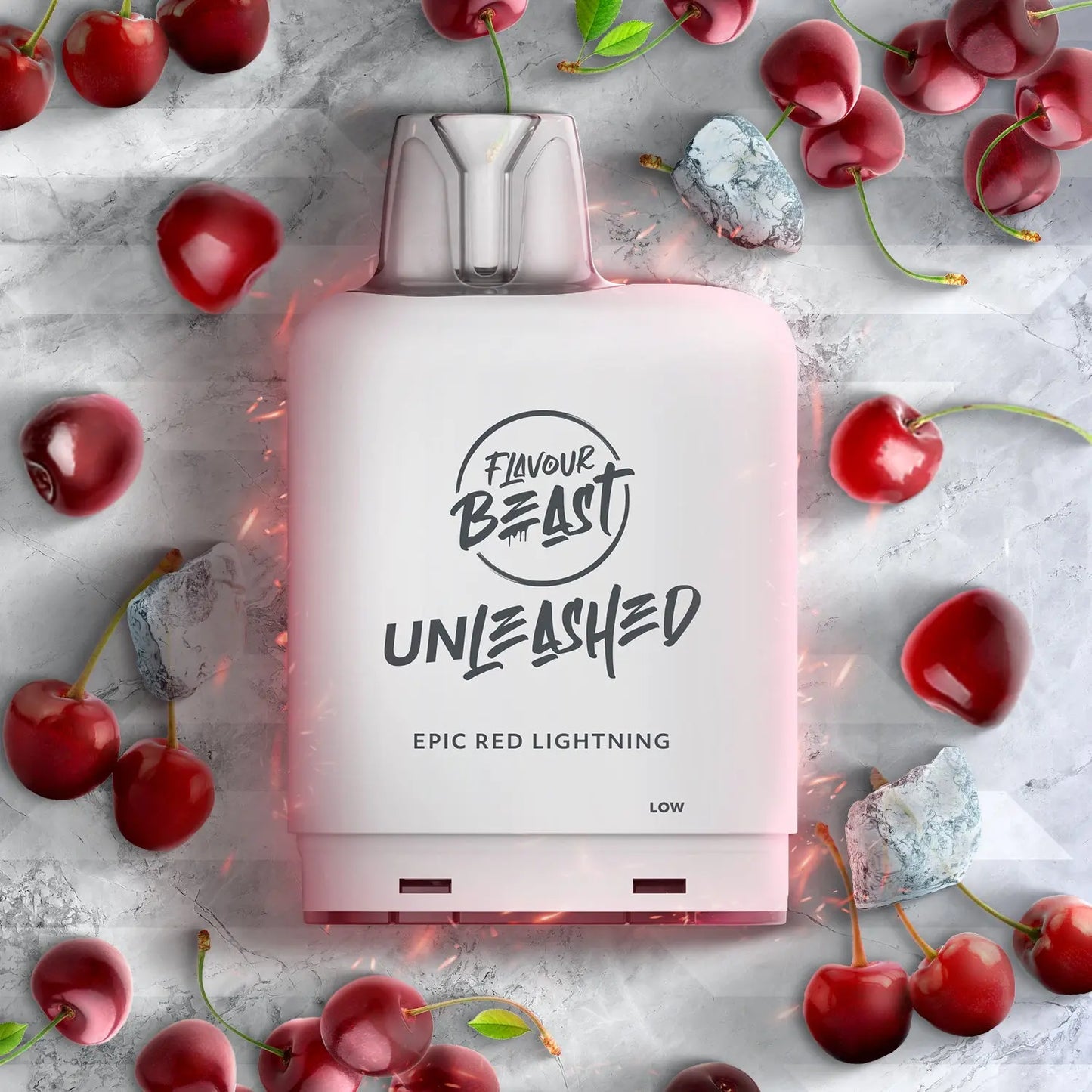 Level X Flavour Beast Unleashed Boost Pod 20mL - Epic Red Lightning - Orleans Vape