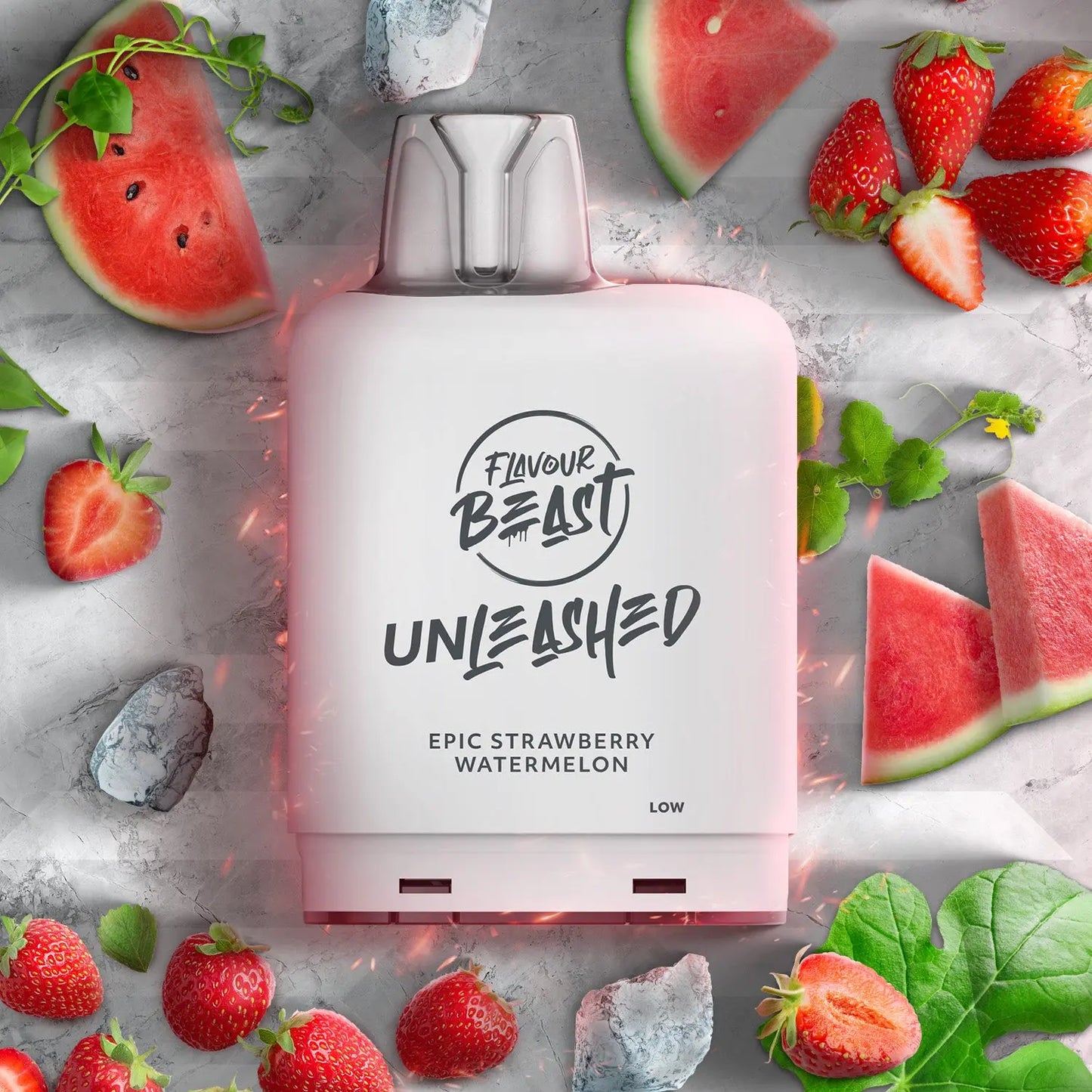 Level X Flavour Beast Unleashed Boost Pod 20mL - Epic Strawberry Watermelon - Orleans Vape