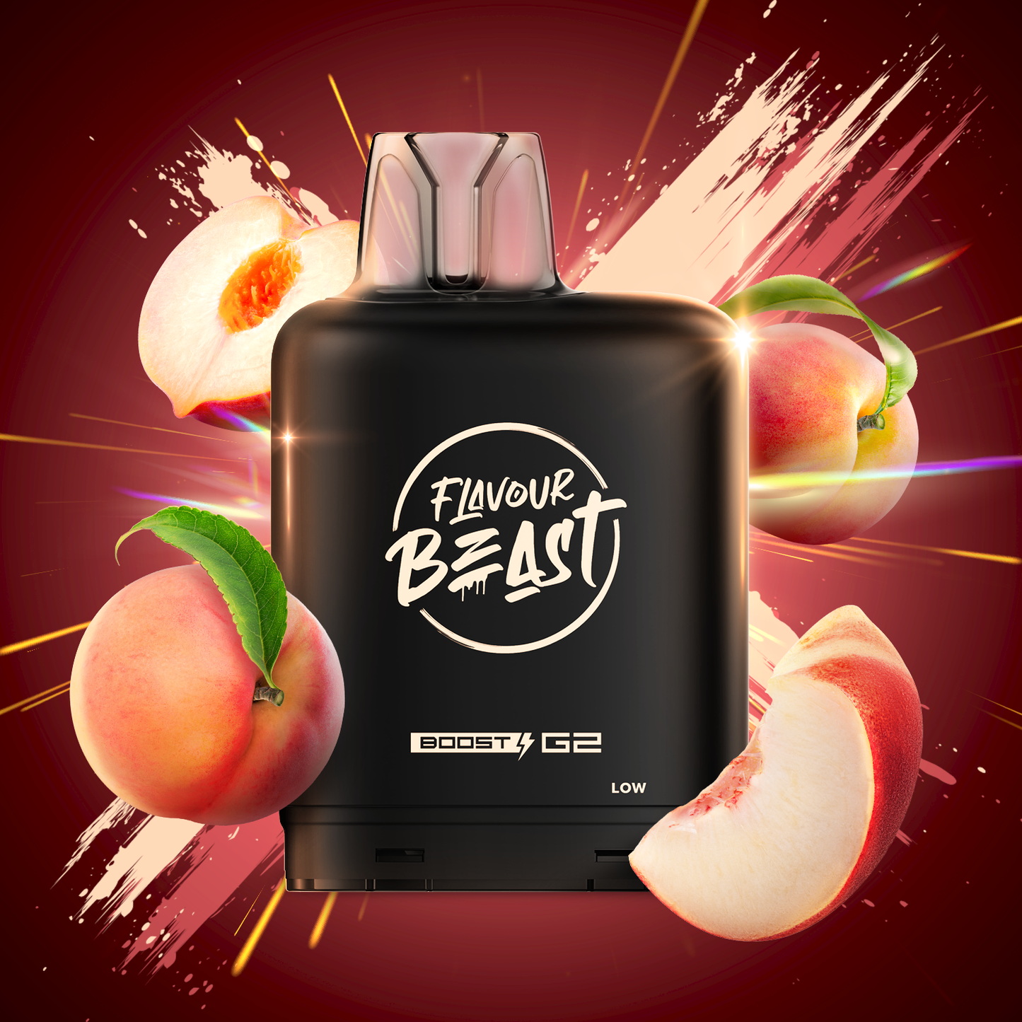 Level X Boost G2 Flavour Beast 25k - 20ml - Wicked White Peach My Store