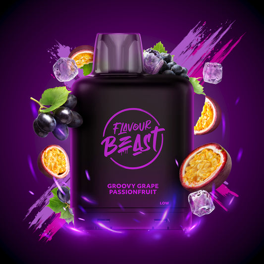 Level X Boost Flavour Beast 15k Pod 20mL - Groovy Grape Passionfruit Iced
