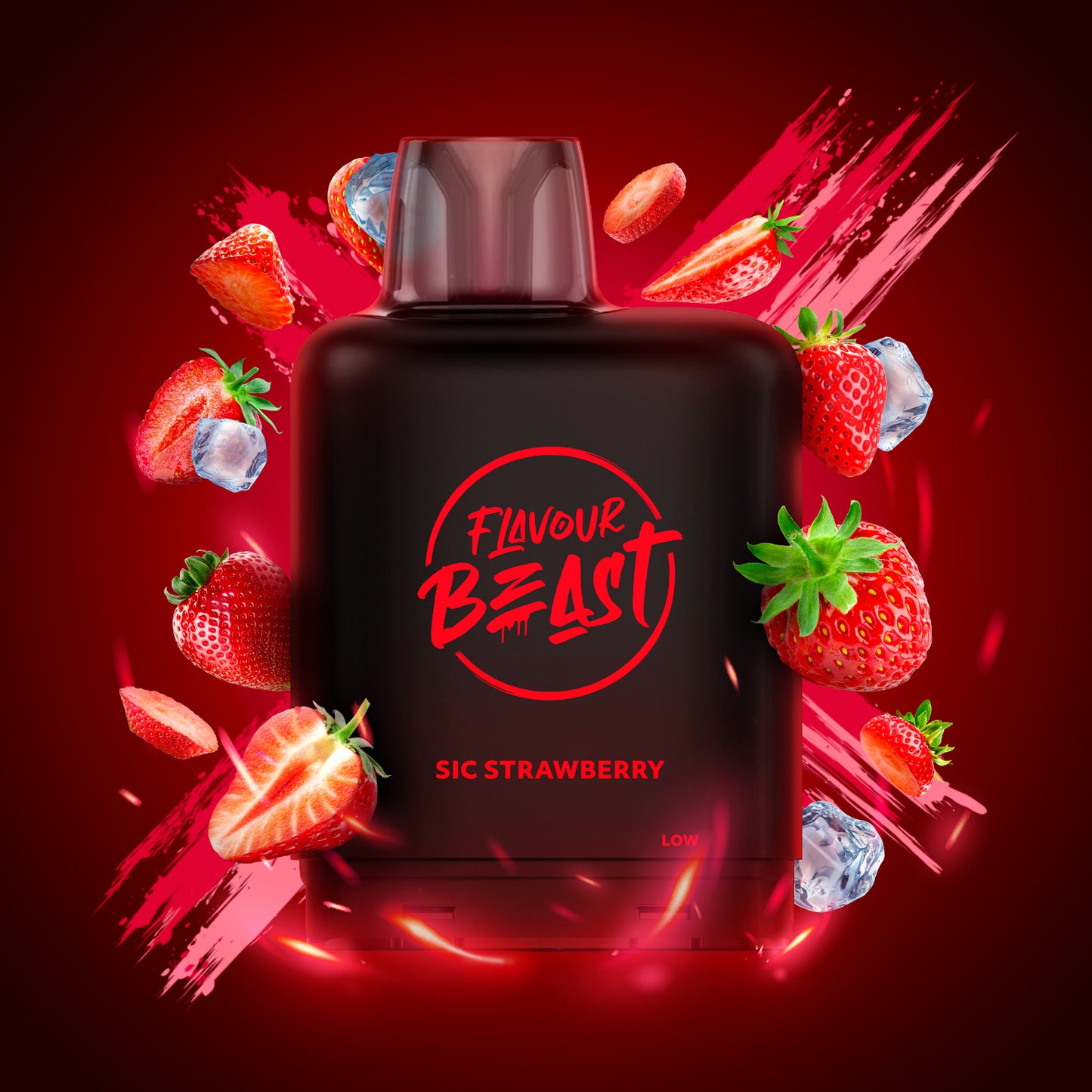 Level X Boost Flavour Beast 15k Pod 20mL - Sic Strawberry Iced