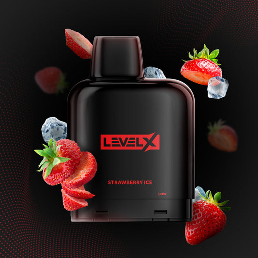 Level X Pod Essential Series 14mL - Strawberry Ice