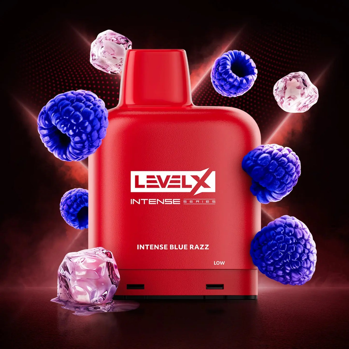 Level X Pod Intense Series 14mL - Intense Blue Razz - Orleans Vape