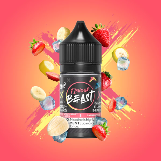 Flavour Beast - E-Liquid - STR8 UP Strawberry Banana - 30ml