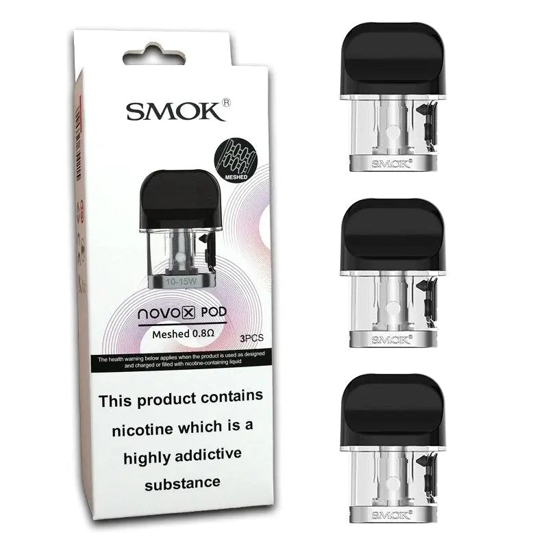 SMOK NOVO X POD Meshed 0.8 ohm CRC Edition 3pcs Pods - Orleans Vape