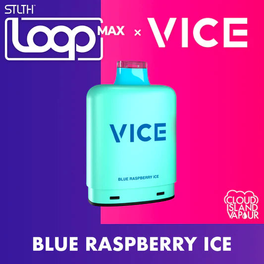 Blue Raspberry Ice LoopxVice Orleans Vape