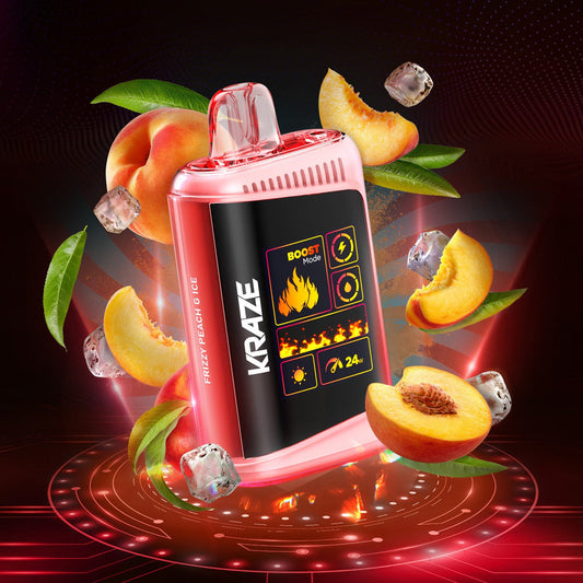 Kraze MegaX Freezy Peach G Ice Orleans Vape