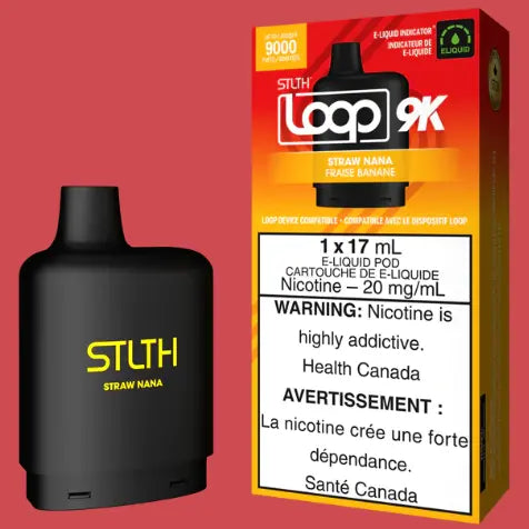 STLTH LOOP 9K POD PACK - STRAW NANA - Orleans Vape