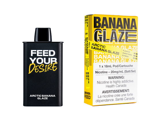 ARCTIC BANANA GLAZE - FEED 9000 Puffs Orleans Vape