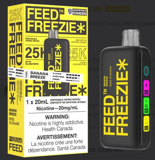 FEED Freezie 25K-BANANA BREEZE - Orleans Vape