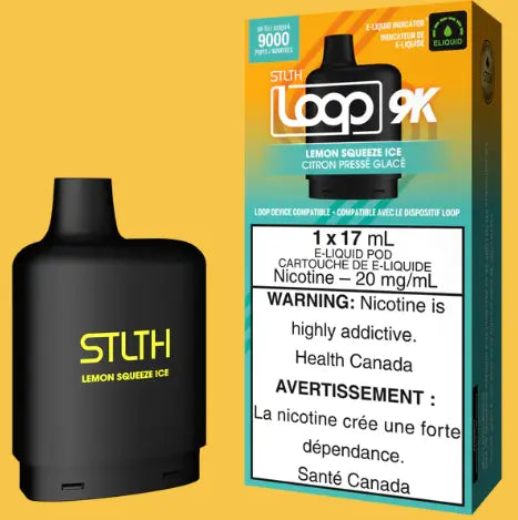 STLTH LOOP 9K POD PACK - LEMON SQUEEZE ICE - Orleans Vape