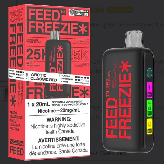 FEED Freezie 25K-ARTIC CLASSIC RED - Orleans Vape