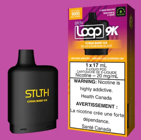 STLTH LOOP 9K POD PACK - CITRUS BURST ICE - Orleans Vape