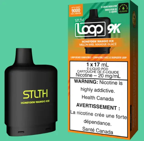 STLTH LOOP 9K POD PACK - HONEYDEW MANGO ICE - Orleans Vape