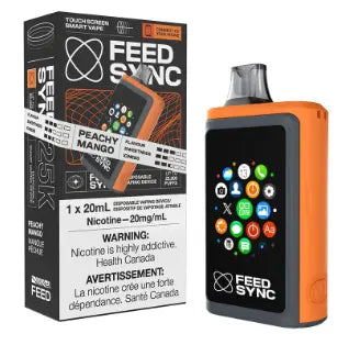 PEACHY MANGO - FEED SYNC - 25k Puffs Disposable Vape Orleans Vape