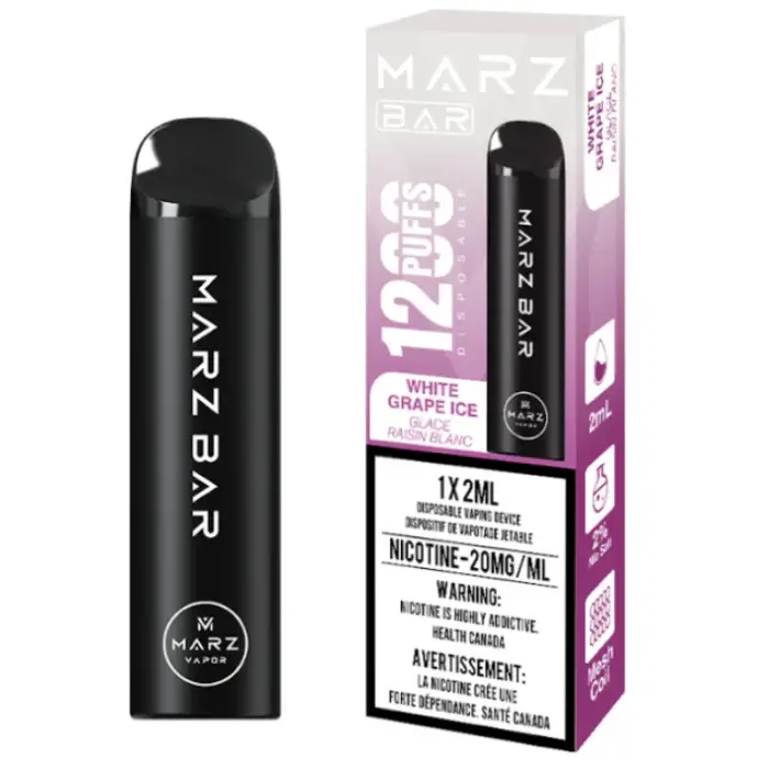 Marz Bar white Grape Ice Orleans Vape