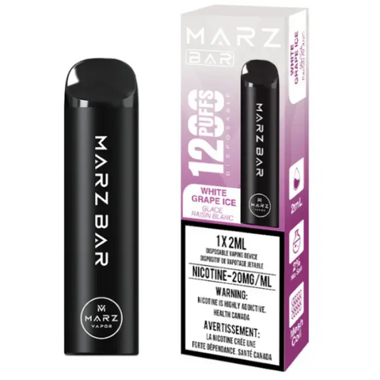 Marz Bar white Grape Ice Orleans Vape