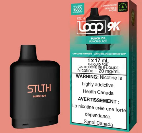 STLTH LOOP 9K POD PACK - PUNCH ICE - Orleans Vape