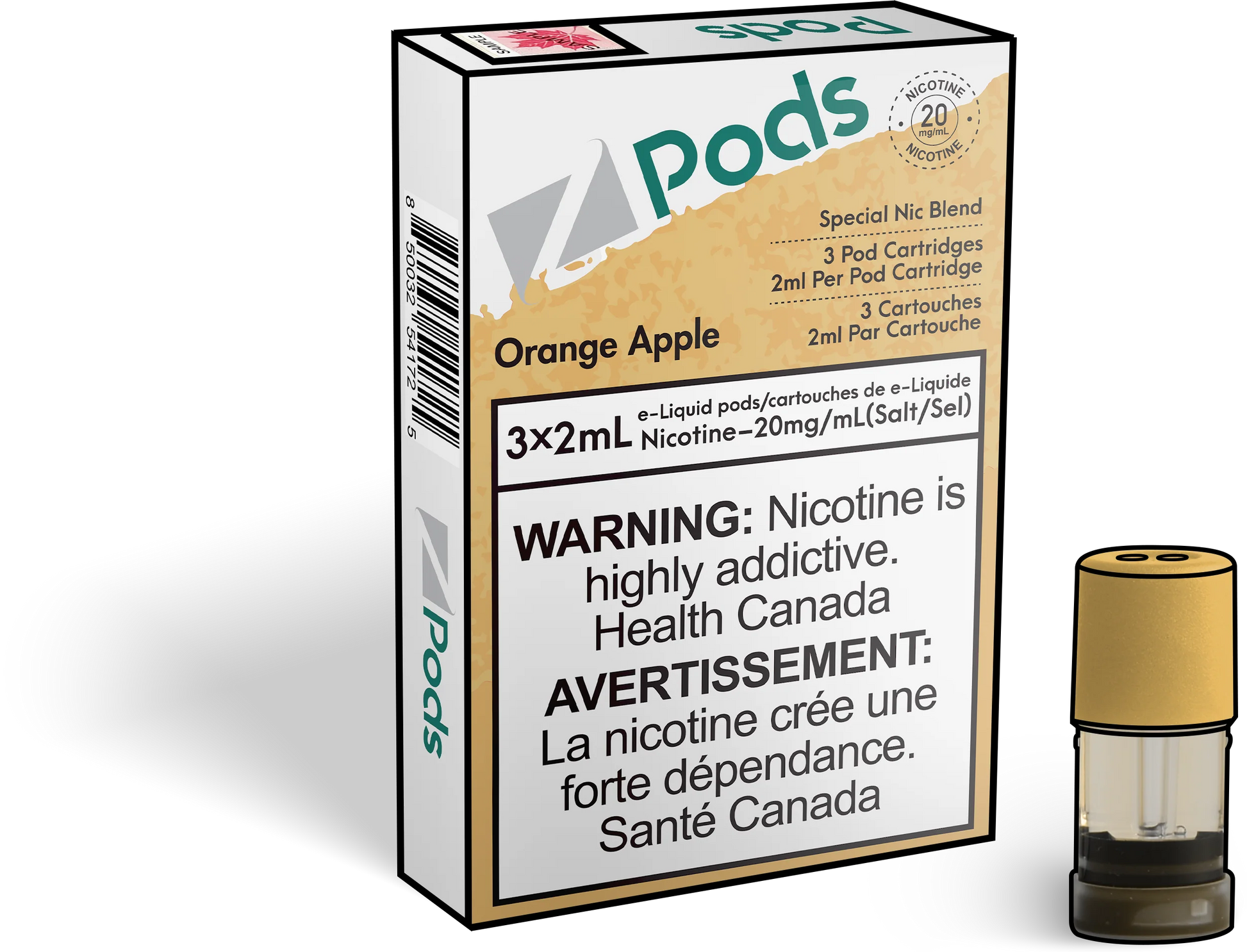 Orange Apple Z Pod Orleans Vape