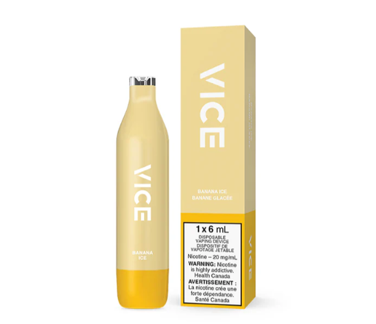 VICE 2500 DISPOSABLE - BANANA ICE Orleans Vape