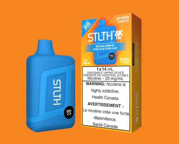 STLTH 8K PRO - BLUE RAZZ LEMON ICE - Orleans Vape