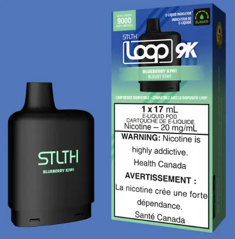 STLTH LOOP 9K POD PACK - BLUEBERRY KIWI - Orleans Vape