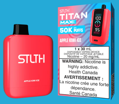 STLTH TITAN MAX - Apple Kiwi Ice Orleans Vape