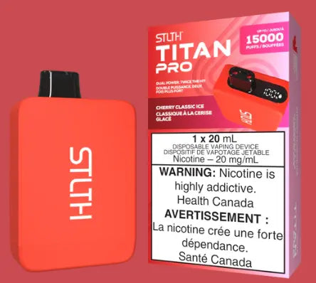 STLTH TITAN PRO - CHERRY CLASSIC ICE - Orleans Vape